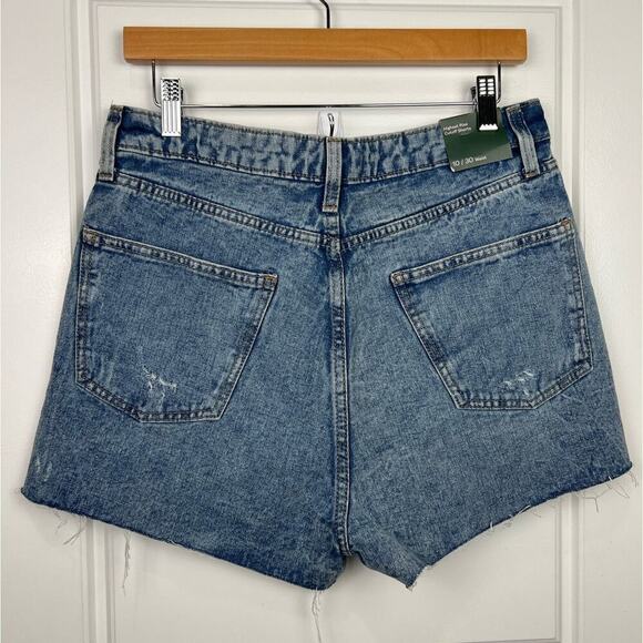NWT Wild Fable Women's Super-High Rise Cut Off Jeans Shorts Medium Wash Size‎ 10 - Picture 4 of 11